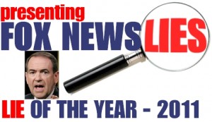Fox News Lies - Lie of the Year